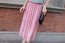 Módní šatičky s plisovanou sukní, šedo-růžové